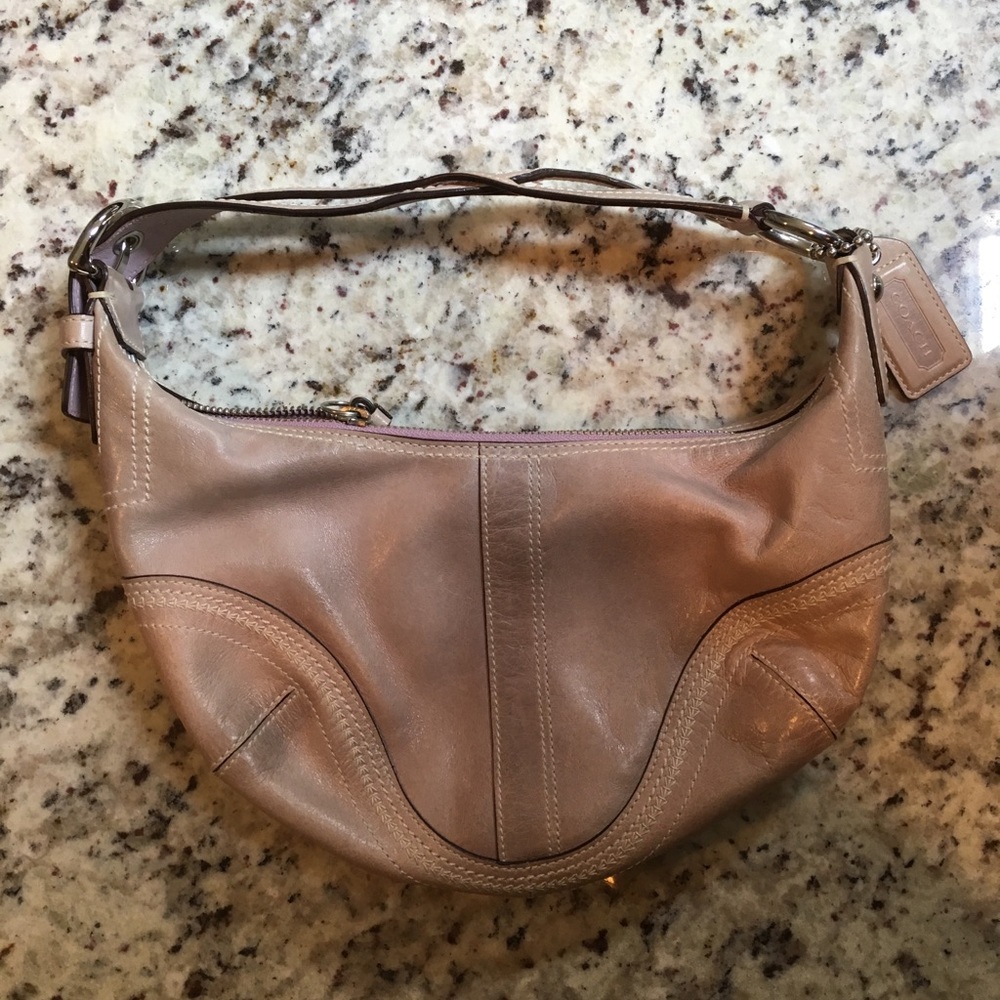 Coach Pink Leather Purse